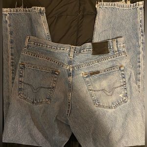 vintage harley davidson baggy jeans